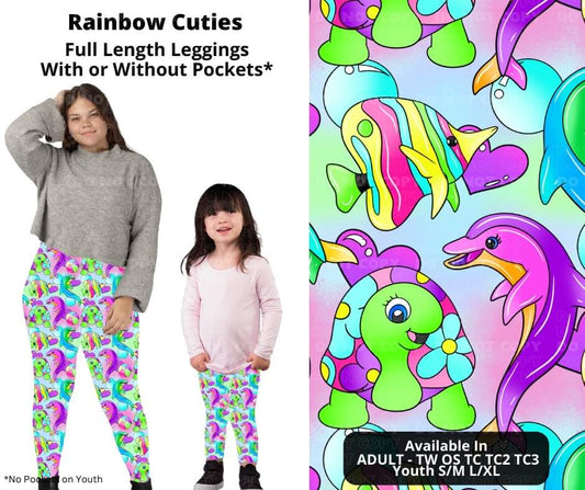 Rainbow Cuties Full Length Leggings w/ Pockets