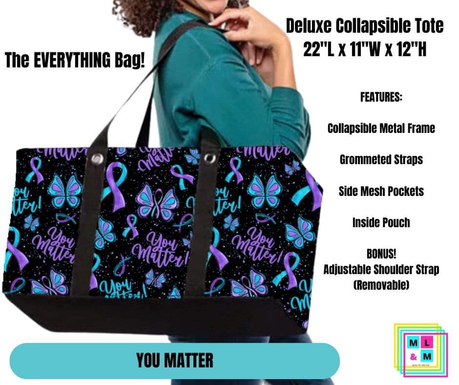 You Matter Collapsible Tote