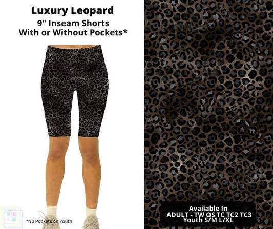 Luxury Leopard Shorts w/ Pockets