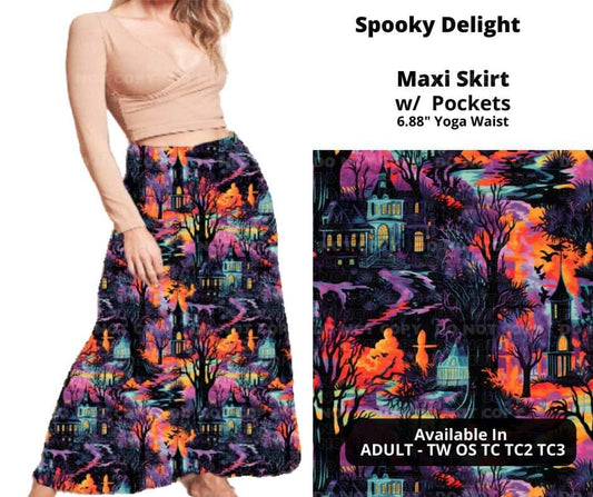 Spooky Delight Maxi Skirt