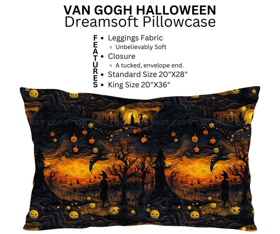 Van Gogh Halloween Dreamsoft Pillowcase