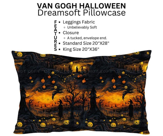 Van Gogh Halloween Dreamsoft Pillowcase