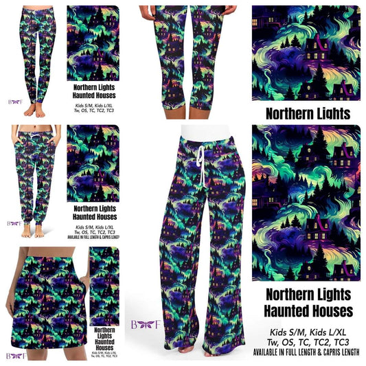 Northern Lights Haunted House capris with pockets