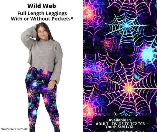 Wild Web Full Length Leggings w/ Pockets