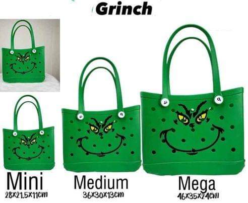 Grinch Tote Bags, 3 Sizes high quality!