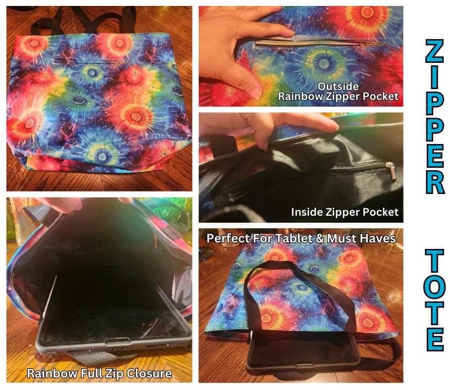 Alien Magic Zipper Tote