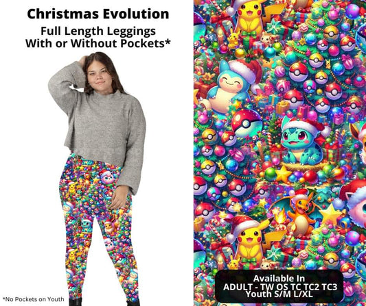Christmas Evolution Full Length Leggings w/ Pockets