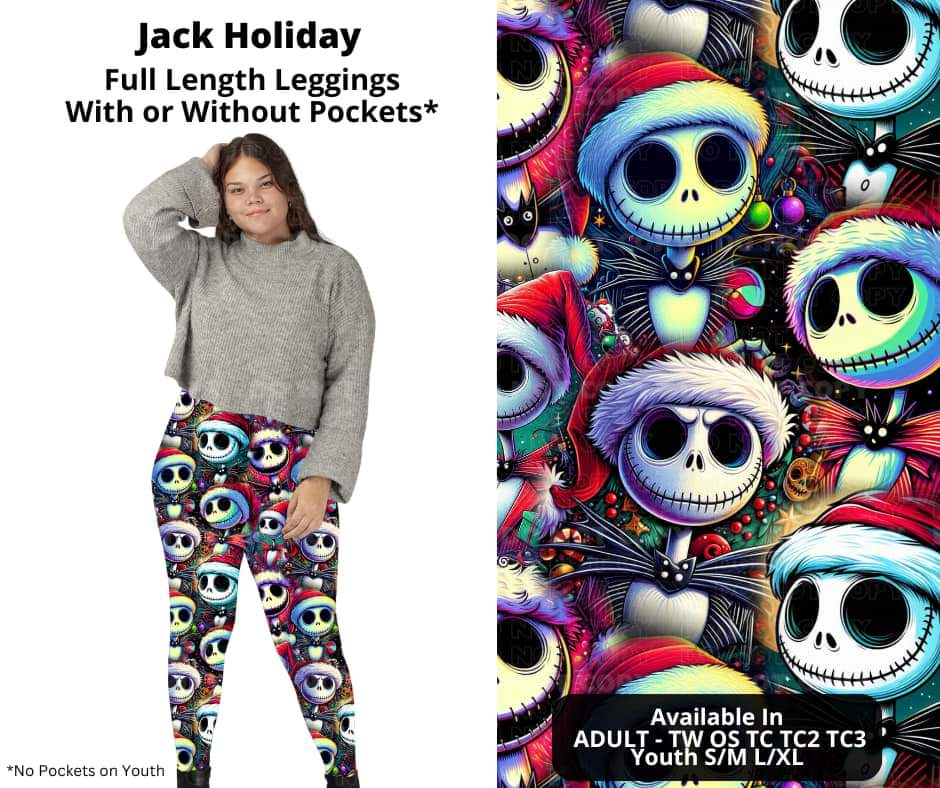 Jack Holiday Full Length Leggings w/ Pockets