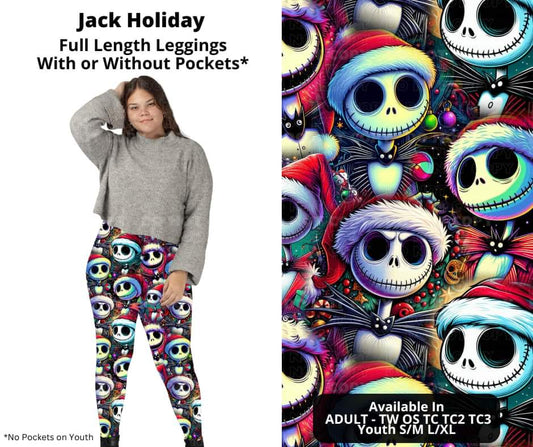 Jack Holiday Full Length Leggings w/ Pockets