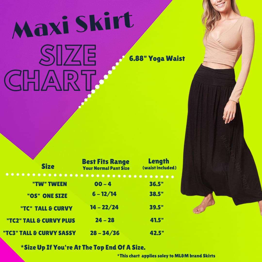 Starlight Mint Paw Print Maxi Skirt