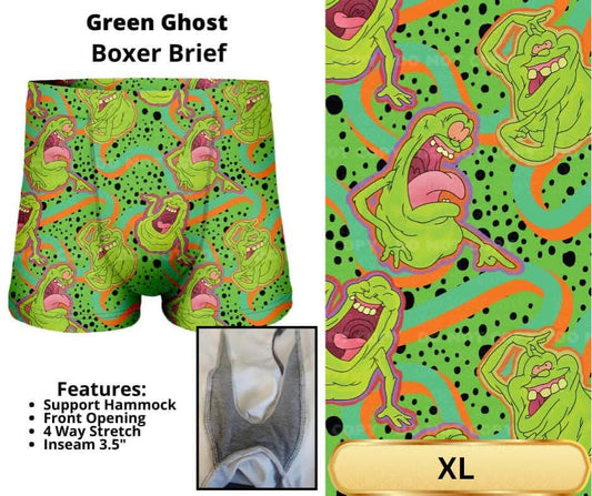 Green Ghost Boxer Briefs