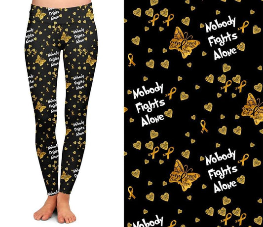 Childhood Cancer Leggings Kids