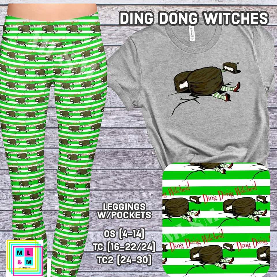 Ding Dong Witches Full Length w/ Pockets