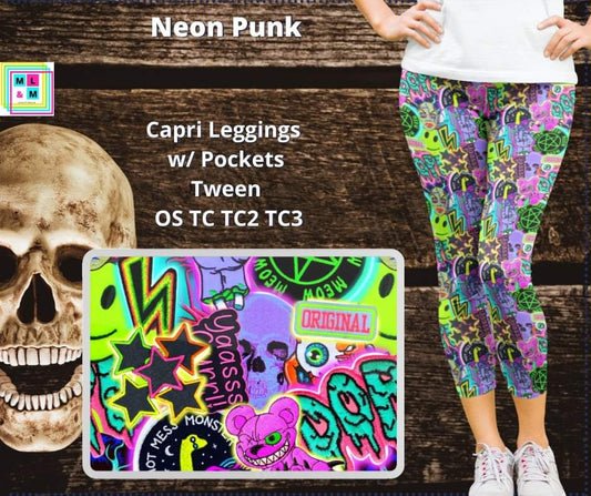 Neon Punk Capris