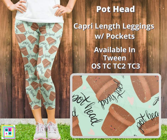 Pot Head Capris by ML&M