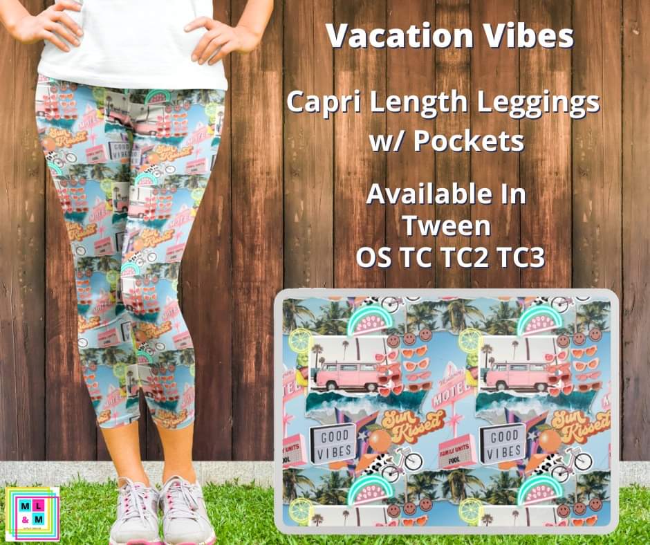Vacation Vibes Capris by ML&M