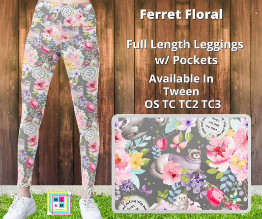 Ferret Floral Full Length w/ Pockets