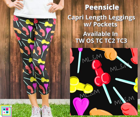 Peensicle Capri Leggings w/ Pockets