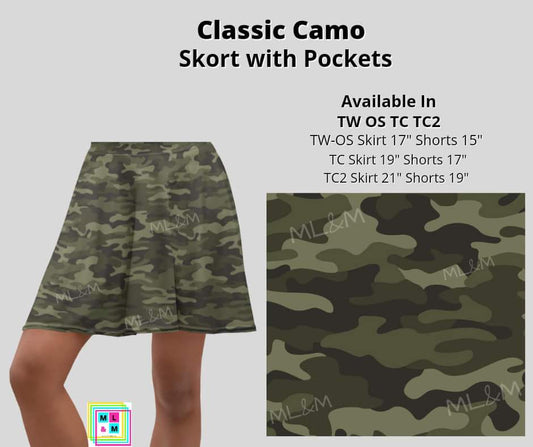 Classic Camo Skort