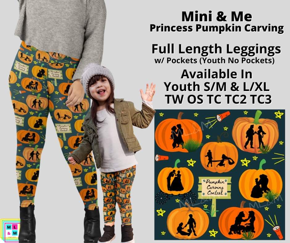 Princess Pumpkin Carving Full Length Adult & Youth