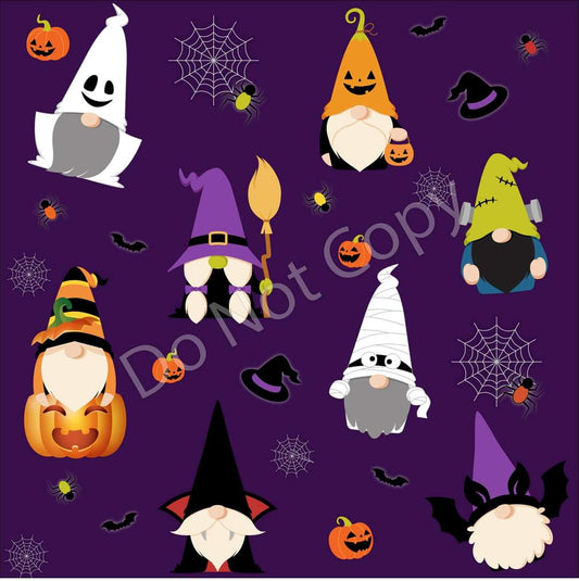 Halloween Gnomes Capris with pockets