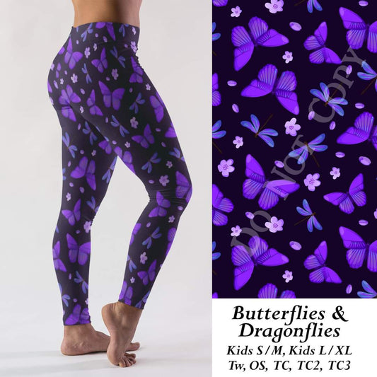 Butterflies & dragonflies joggers