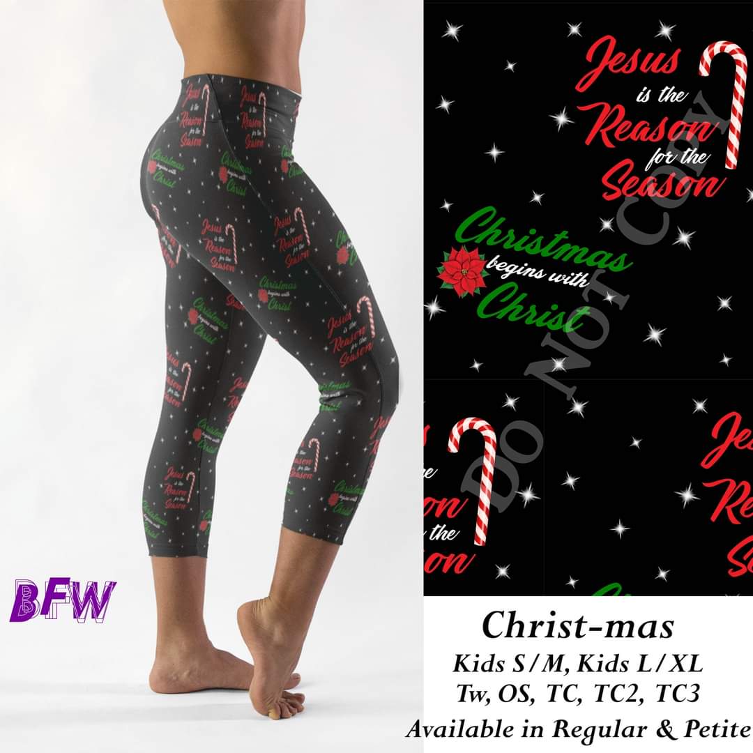 Christ-mas skirted leggings with pockets