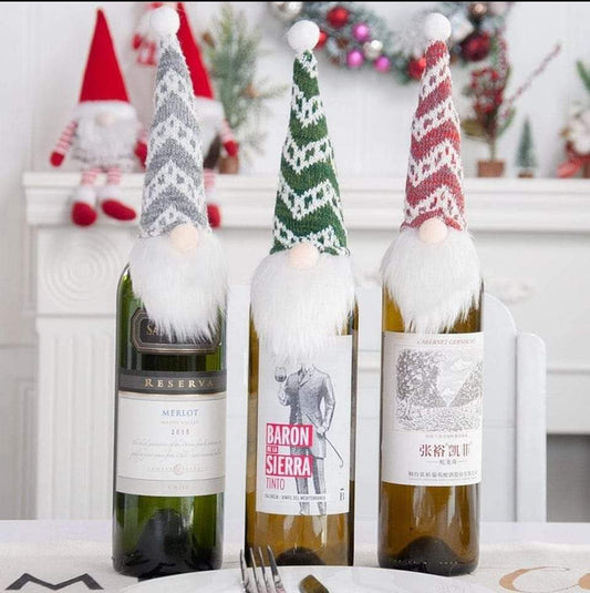 Gnome wine toppers