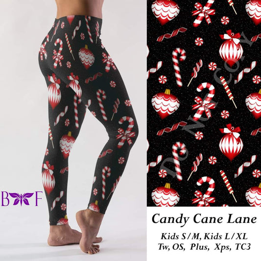 Candy cane lane capris