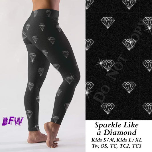 Sparkle like a dimond leggings