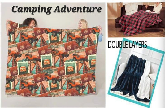 Camping Adventure Blanket