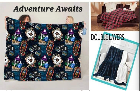 Adventure Awaits Blanket