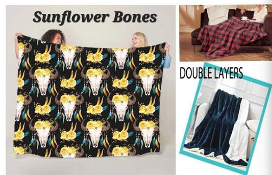 Sunflower Bones Blanket