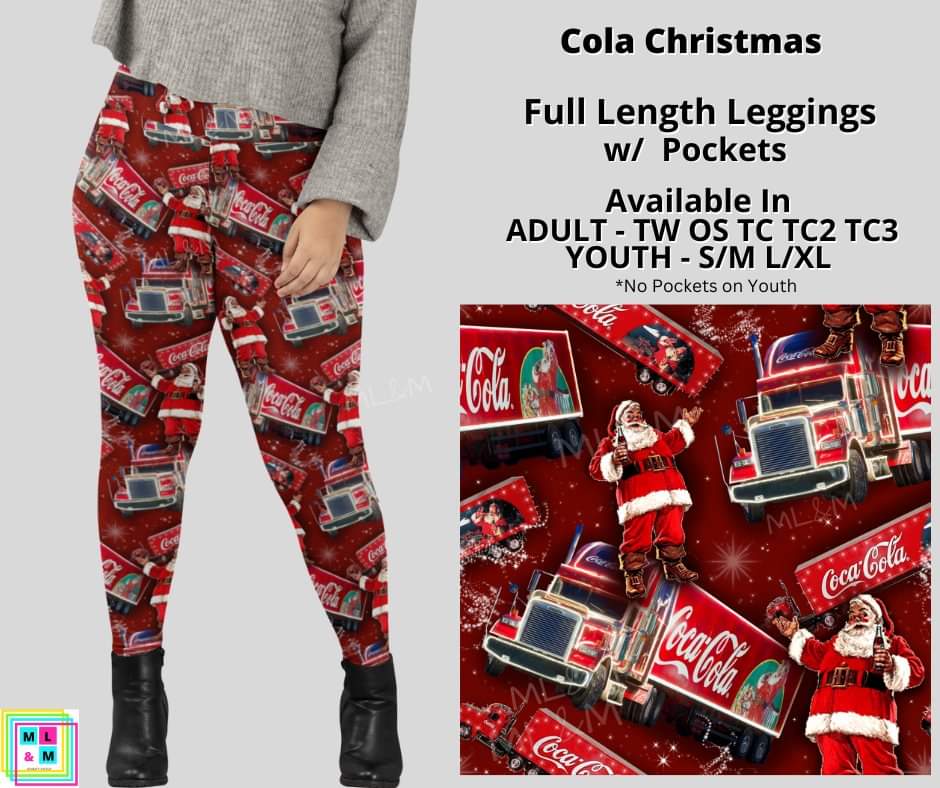 Cola Christmas Full Length Leggings