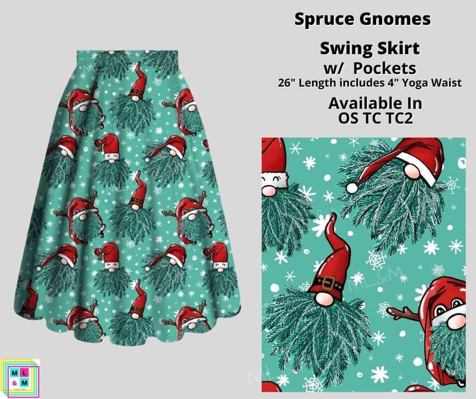 Spruce Gnomes Skirt