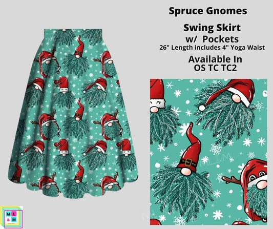 Spruce Gnomes Skirt