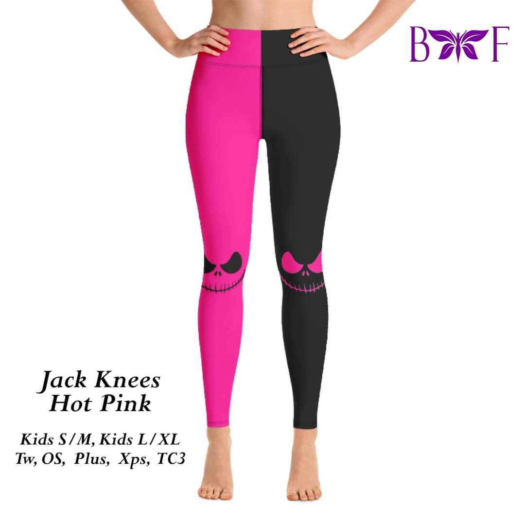 Jack Knees: hot pink leggings with pockets