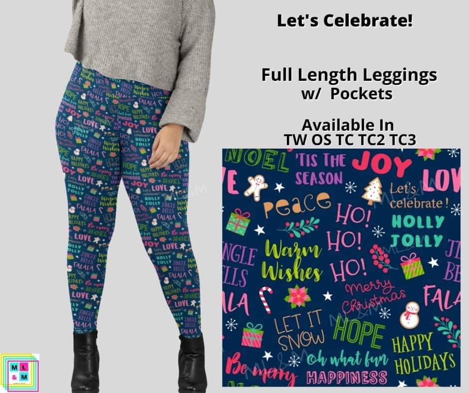 Let's Celebrate Full Length Leggings