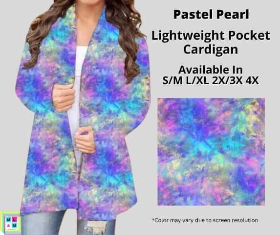 Pastel Pearl Pocket Cardigan