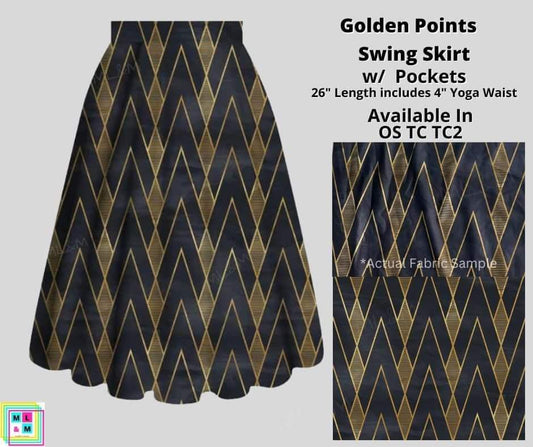Golden Points Skirt