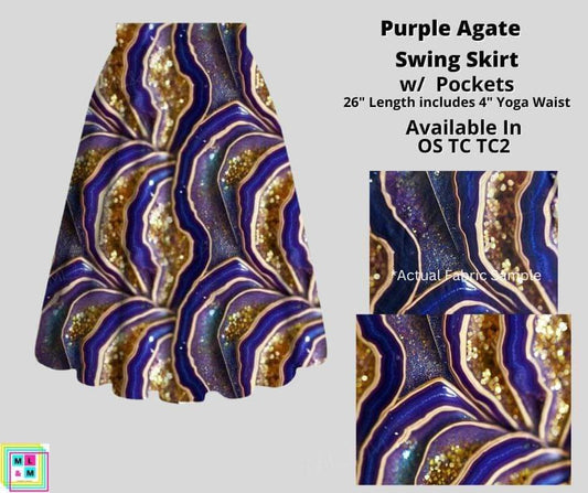 Purple Agate Skirt