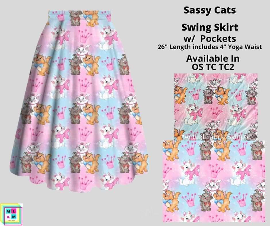 Sassy Cats Skirt