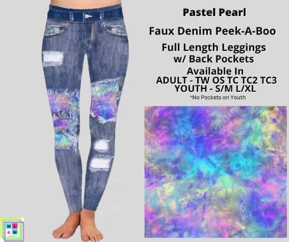 Pastel Pearl Denim Full Length