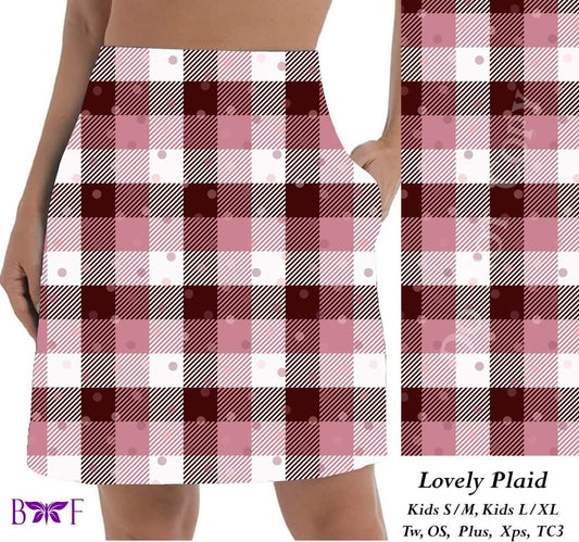 Lovely Plaid skort