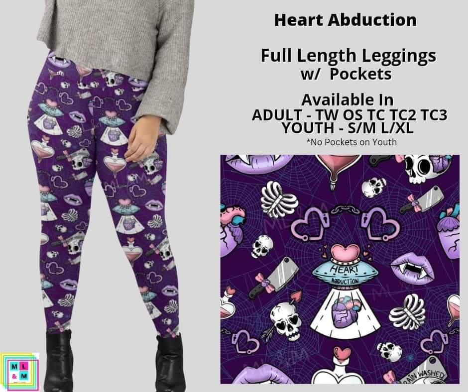 Heart Abduction Love Full Length Leggings