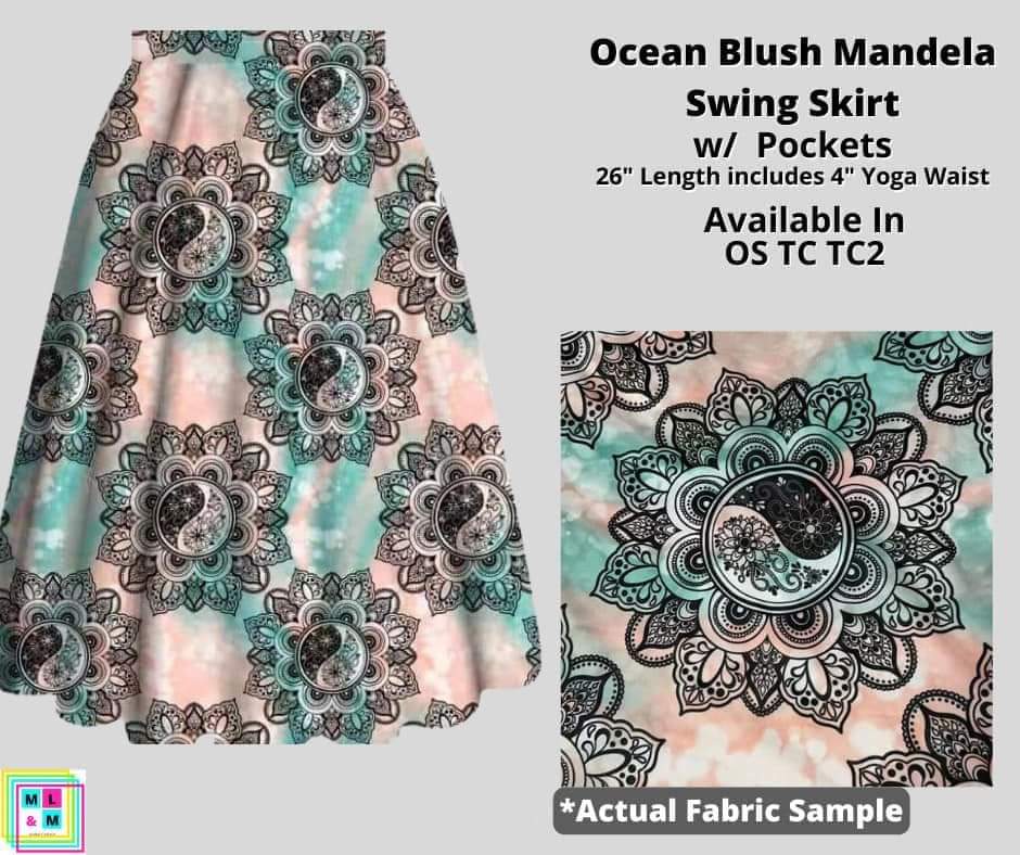 Ocean Blush Mandela Skirt