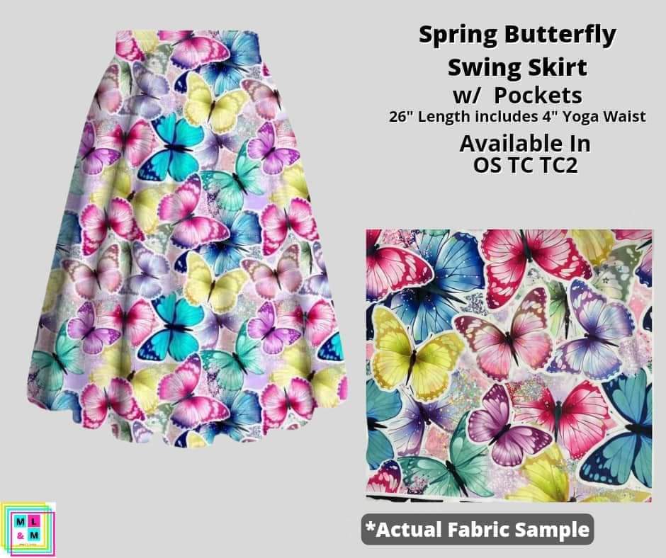 Spring Butterfly Skirt