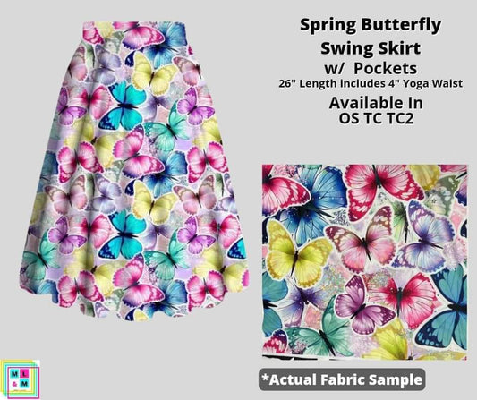 Spring Butterfly Skirt