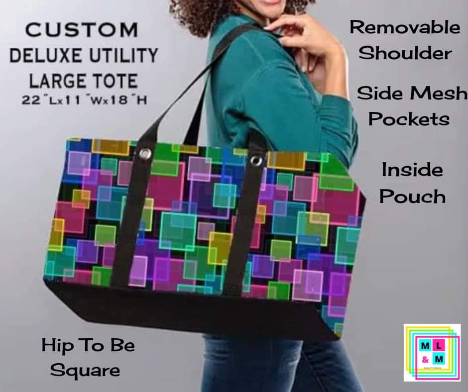 Hip To Be Square Collapsible Tote