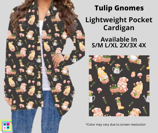 Tulip Gnomes Pocket Cardigan